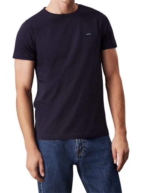 T-shirt slim stretch blu Calvin Klein | K10K112724CHW